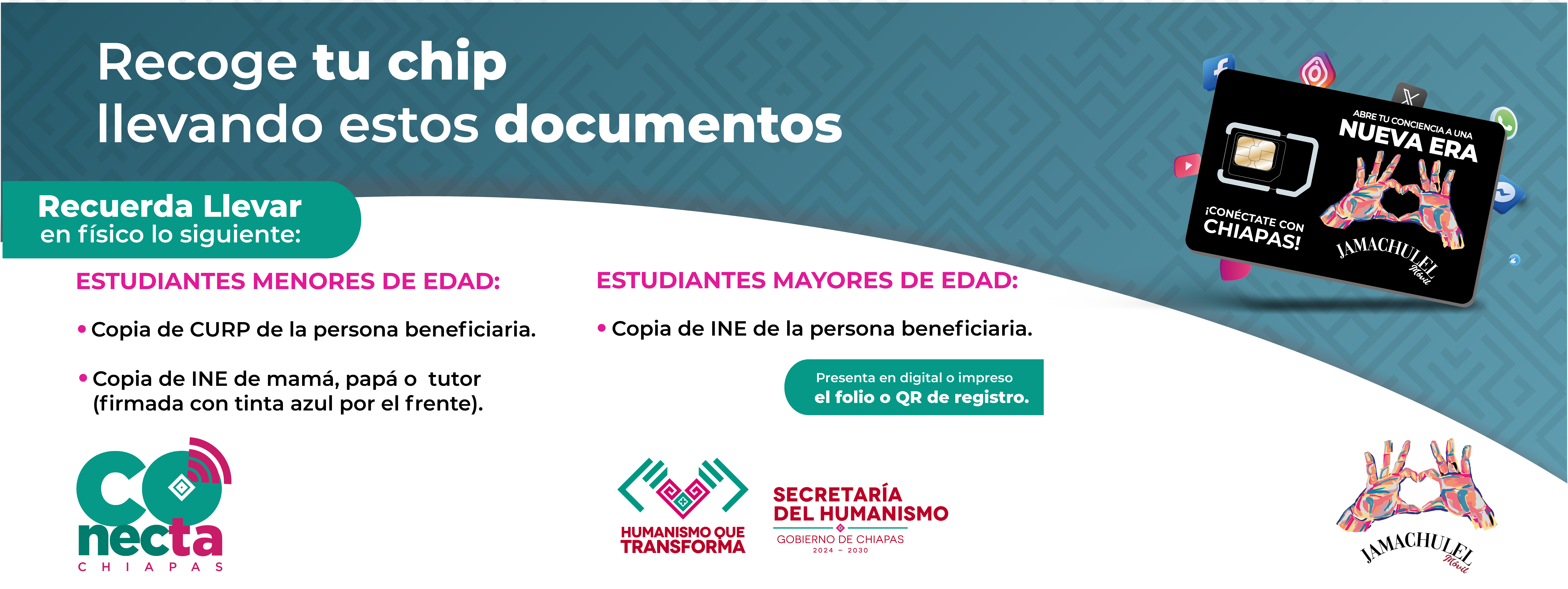 Pasos para registrarme en el programa Jamachulel Móvil