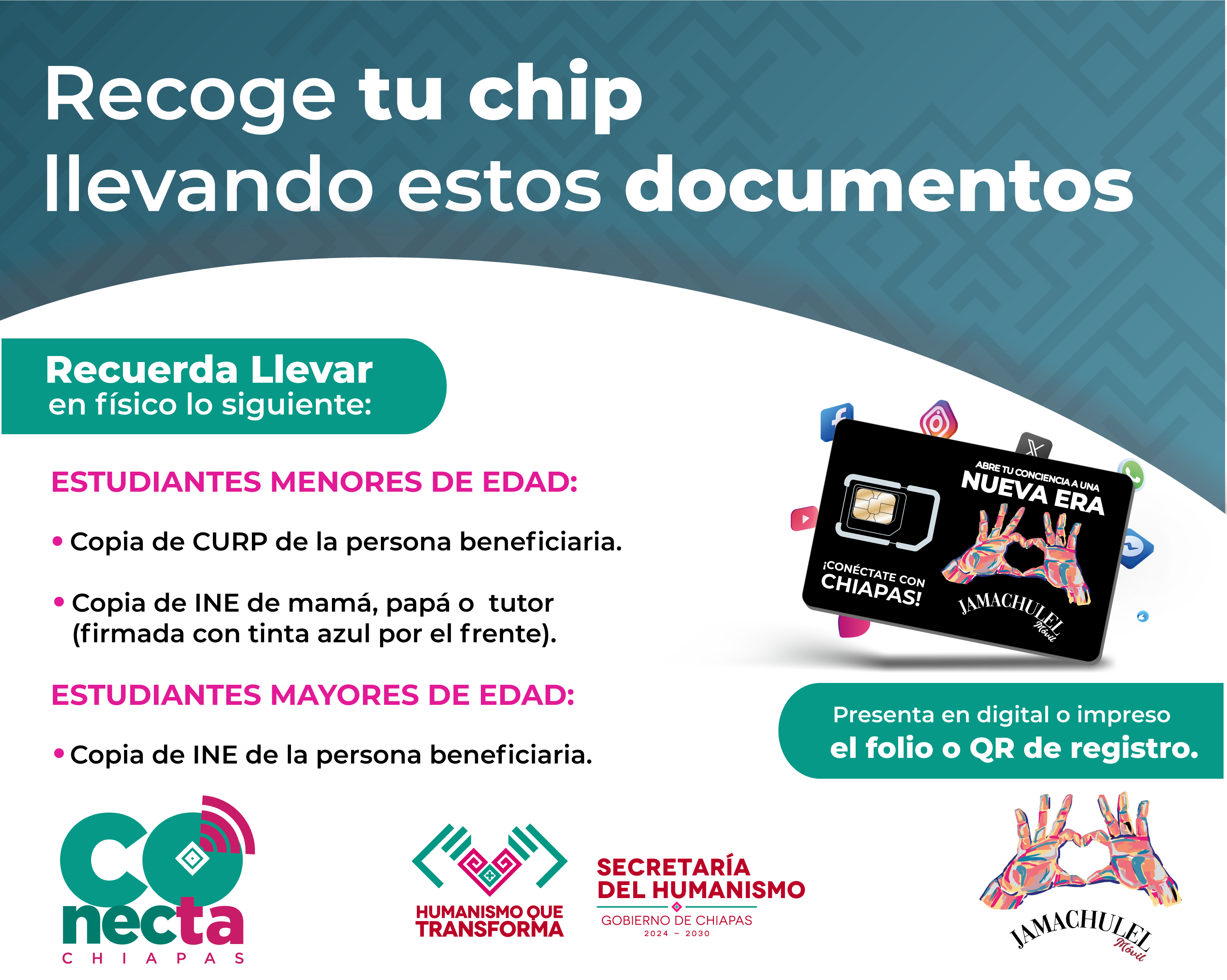 Pasos para registrarme en el programa Jamachulel Móvil